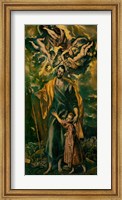Saint Joseph and the Infant Jesus Fine Art Print