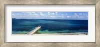 Beach Pier, Nassau, Bahamas Fine Art Print