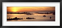 Sunset over Lillia, Brittany, France Fine Art Print