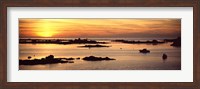 Sunset over Lillia, Brittany, France Fine Art Print