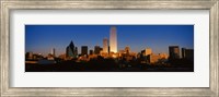Dallas, Texas at Dusk Fine Art Print