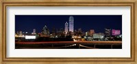 Dallas at Night Fine Art Print