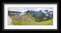 Machu Picchu in the Fog, Peru Framed Print
