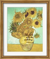 Small Things - Van Gogh Quote 1 Fine Art Print