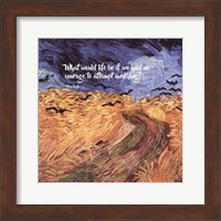 Courage - Van Gogh Quote 1 Fine Art Print