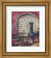 Great Things -Van Gogh Quote 5 Fine Art Print