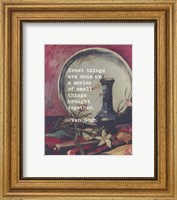 Great Things -Van Gogh Quote 5 Fine Art Print