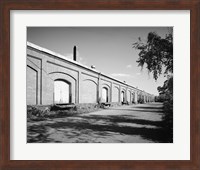 PERSPECTIVE VIEW OF SIDE - Norfolk and Western Freight Depot, Ninth and Eleventh Streets at bank of James River, Lynchburg Fine Art Print