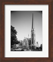 GENERAL VIEW, ELEVENTH ST. FRONT ON LEFT, COURT ST. SIDE ON RIGHT - First Baptist Church, Court and Eleventh Streets, Lynchburg Fine Art Print
