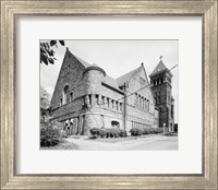 REAR AND SEVENTH ST. SIDE (RIGHT) - St. Paul's Episcopal Church, Clay and Seventh Streets, Lynchburg Fine Art Print