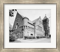 REAR AND SEVENTH ST. SIDE (RIGHT) - St. Paul's Episcopal Church, Clay and Seventh Streets, Lynchburg Fine Art Print