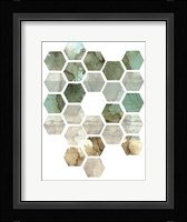 Hexocollage II Framed Print