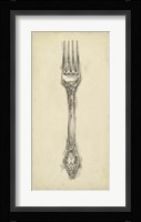 Ornate Cutlery I Framed Print