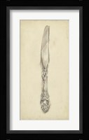 Ornate Cutlery III Framed Print