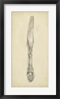 Ornate Cutlery III Framed Print
