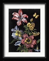 Dark Floral I Framed Print