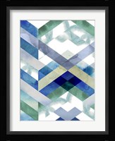 Crystal Chevron I Framed Print