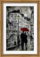 Rainy Promenade Fine Art Print