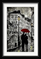 Rainy Promenade Fine Art Print