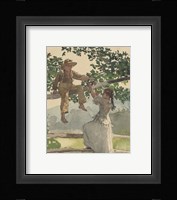 On the Fence, 1878 Fine Art Print