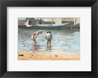 Boys Wading, 1873 Fine Art Print