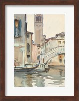 A Bridge and Campanile, Venice, 1902/04 Fine Art Print