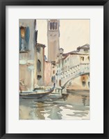 A Bridge and Campanile, Venice, 1902/04 Fine Art Print