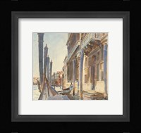 Gondola Moorings on the Grand Canal, 1904/07 Fine Art Print