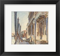 Gondola Moorings on the Grand Canal, 1904/07 Fine Art Print