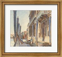 Gondola Moorings on the Grand Canal, 1904/07 Fine Art Print