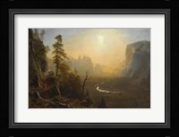 Yosemite Valley, Glacier Point Trail, ca. 1873 Fine Art Print