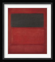 Black over Reds [Black on Red], 1957 Fine Art Print