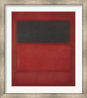 Black over Reds [Black on Red], 1957 Fine Art Print