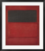 Black over Reds [Black on Red], 1957 Fine Art Print