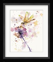 Dragonfly & Dandelion Fine Art Print