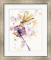 Dragonfly & Dandelion Fine Art Print