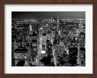 Midtown Manhattan at Night 2 Fine Art Print