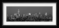 Manhattan Skyline (detail) Fine Art Print