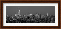 Manhattan Skyline (detail) Fine Art Print