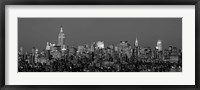 Manhattan Skyline (detail) Fine Art Print