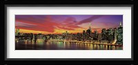 Sunset Over New York (detail) Fine Art Print