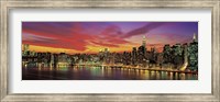 Sunset Over New York (detail) Fine Art Print