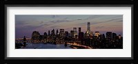 Lower Manhattan at Dusk Fine Art Print