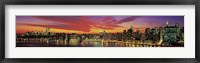 Sunset Over New York Fine Art Print