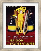 La Maison du Porte-Plume, 1924 Fine Art Print