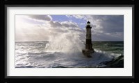 Phare d' Ar-Men pres de l'ile de Sein Fine Art Print