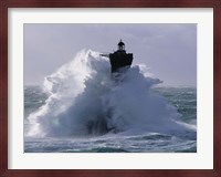 Phare du Four lors d' une Tempete Fine Art Print