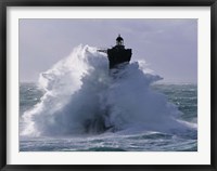 Phare du Four lors d' une Tempete Fine Art Print