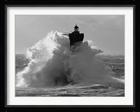 Phare du Four lors d' une Tempete Fine Art Print