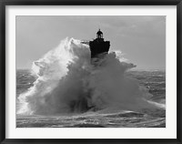Phare du Four lors d' une Tempete Fine Art Print